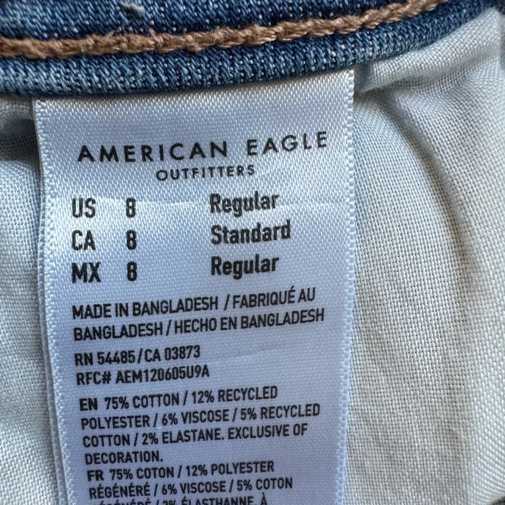 American Eagle Outfitters Dark Blue Kick boot Jeans - Picture 4 of 4